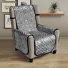 Hippie Graffiti Monochrome Print Pattern Armchair Protector-grizzshop