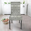 Hippie Graffiti Monochrome Print Pattern Dining Chair Slipcover-grizzshop