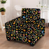 Hippie Love Floral Armchair Cover-grizzshop