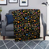 Hippie Love Floral Blanket-grizzshop