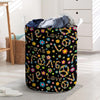 Hippie Love Floral Laundry Basket-grizzshop