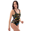 Hippie Love Floral One Piece Swimsuite-grizzshop