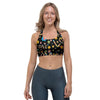 Hippie Love Floral Sports Bra-grizzshop