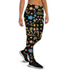 Hippie Love Floral Women's Joggers-grizzshop