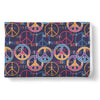 Hippie Music Van Peace Sign Pattern Print Throw Blanket-grizzshop