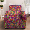 Hippie Paisley Armchair Cover-grizzshop