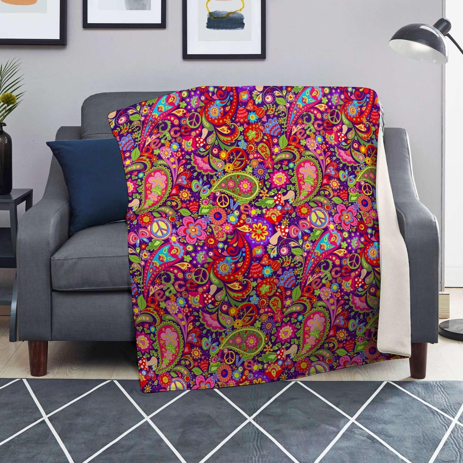 Hippie Paisley Blanket-grizzshop