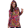 Hippie Paisley Hoodie Dress-grizzshop