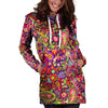 Hippie Paisley Hoodie Dress-grizzshop