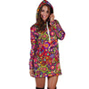 Hippie Paisley Hoodie Dress-grizzshop