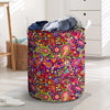 Hippie Paisley Laundry Basket-grizzshop