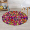 Hippie Paisley Round Rug-grizzshop