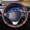 Hippie Paisley Steering Wheel Cover-grizzshop