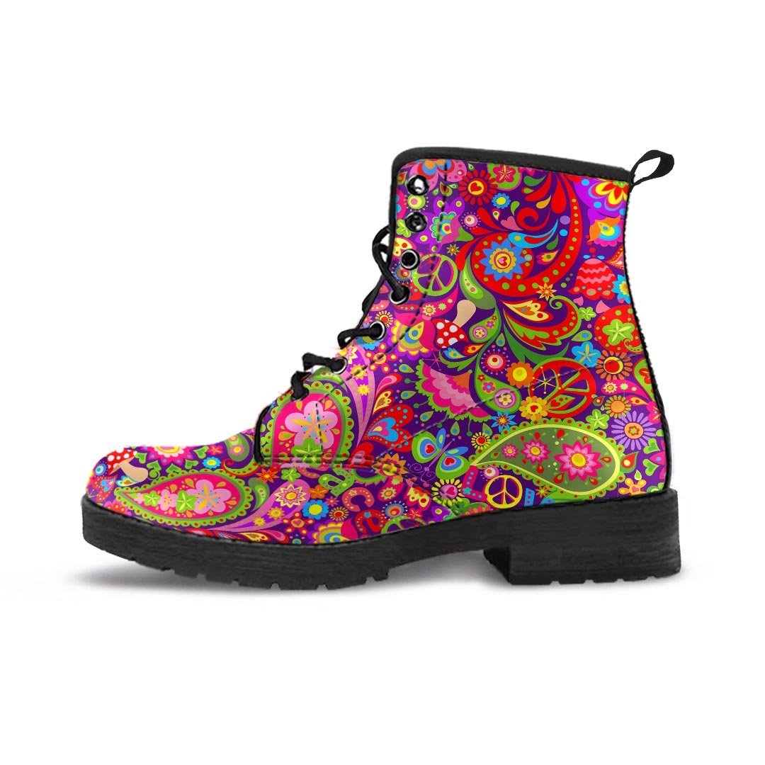 Hippie Paisley Women's Boots-grizzshop