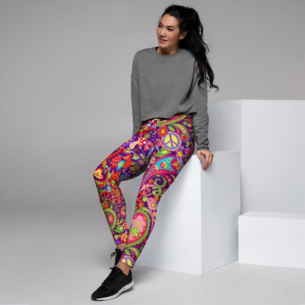 Hippie Paisley Women's Joggers-grizzshop