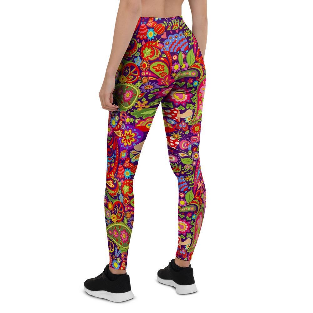 Hippie Paisley Women's Leggings-grizzshop