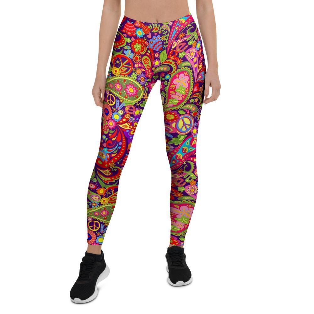 Hippie Paisley Women's Leggings-grizzshop