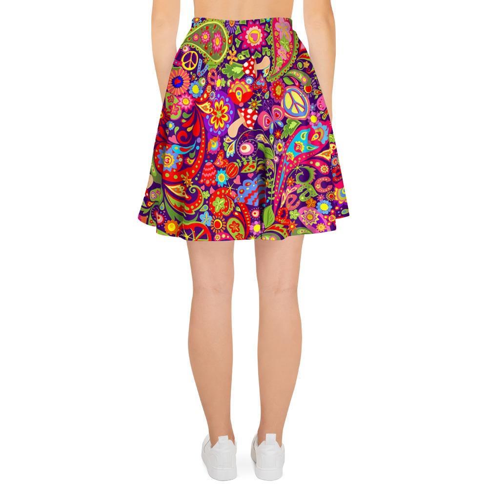 Hippie Paisley Women's Skirt-grizzshop