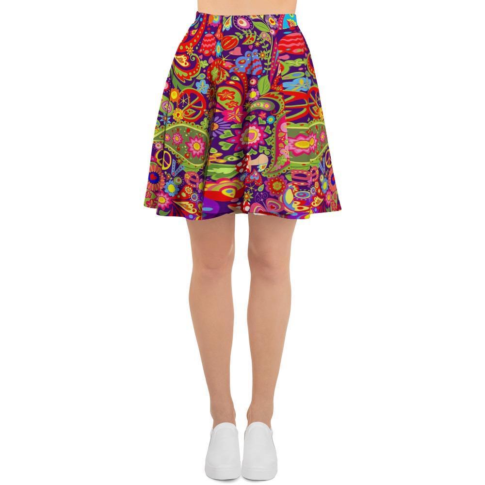Hippie Paisley Women's Skirt-grizzshop