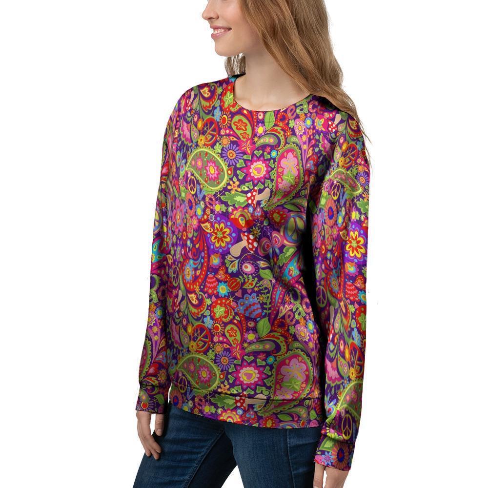 Hippie Paisley Women's Sweatshirt-grizzshop