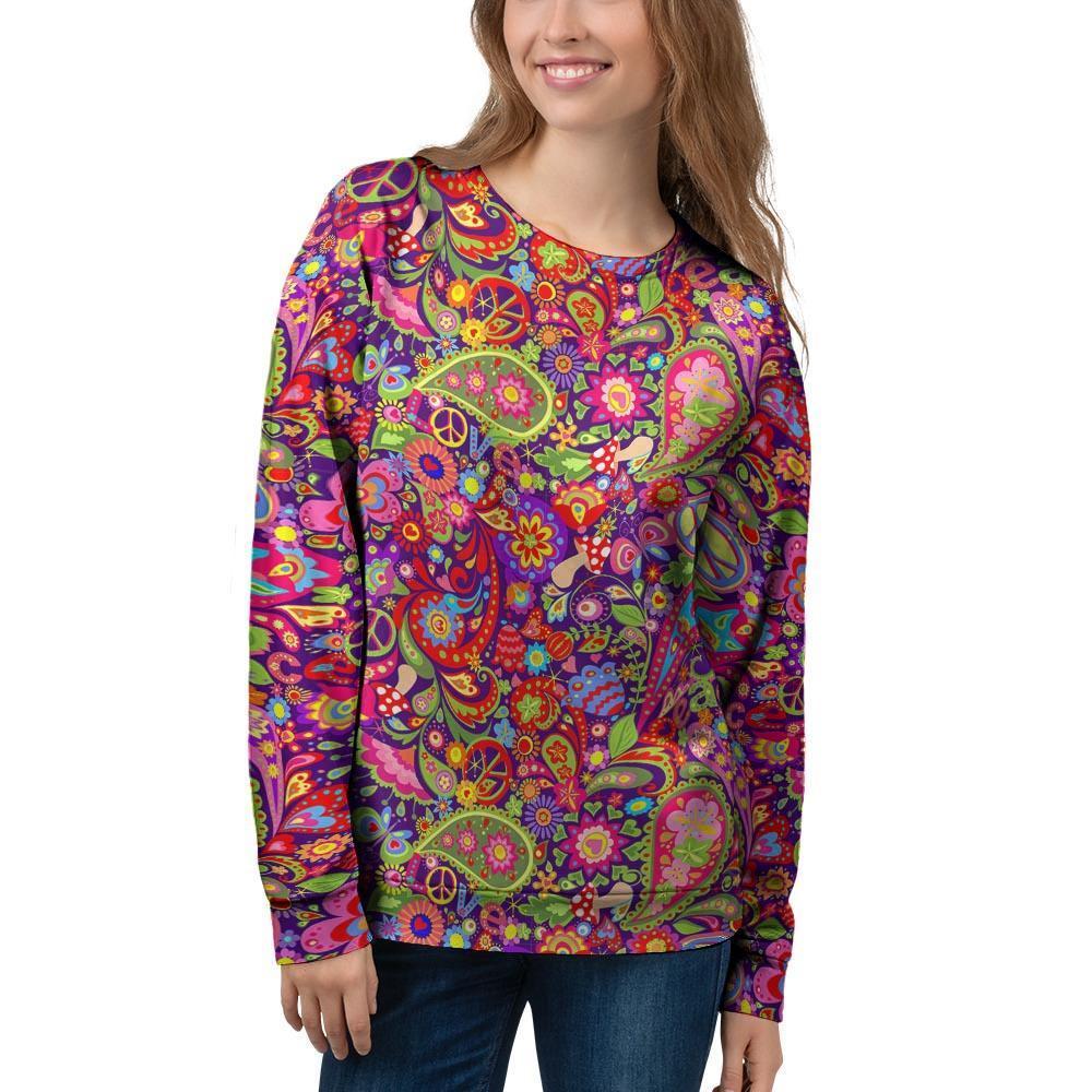 Hippie Paisley Women's Sweatshirt-grizzshop