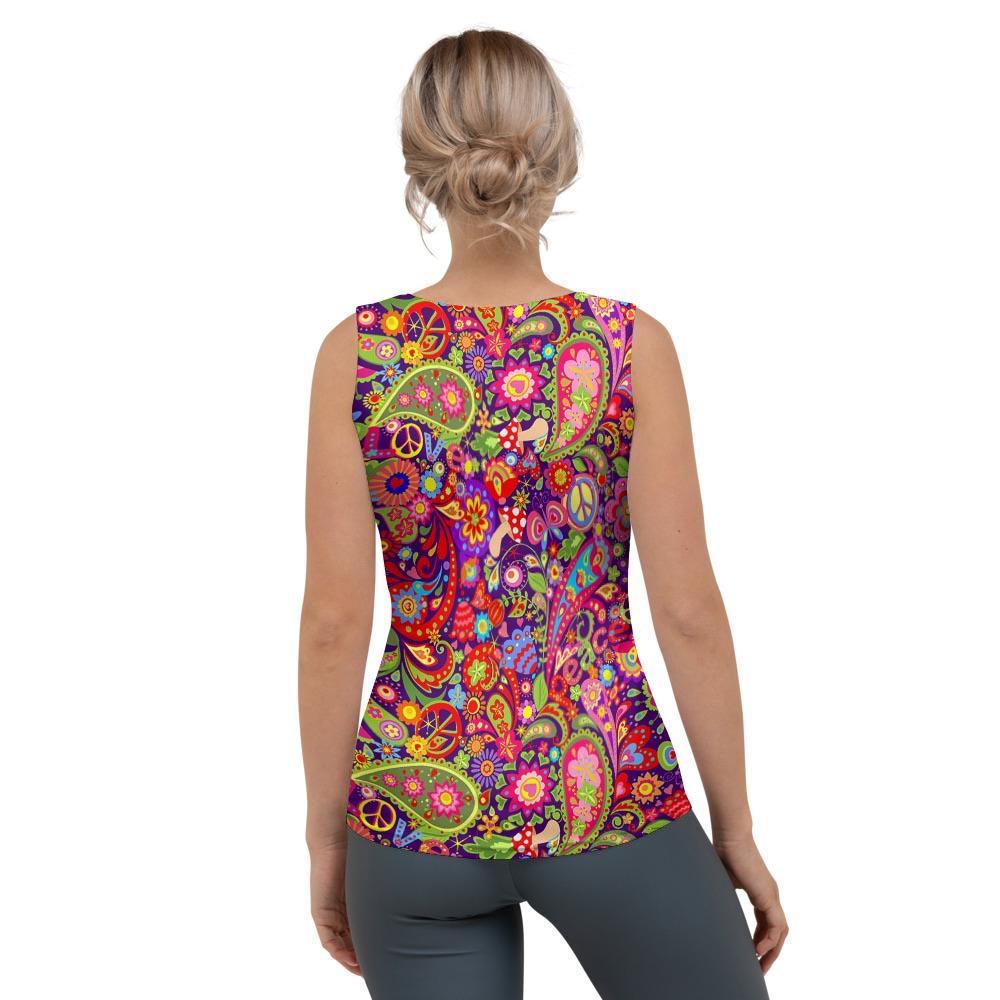 Hippie Paisley Women's Tank Top-grizzshop