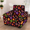 Hippie Peace Print Armchair Cover-grizzshop