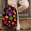 Hippie Peace Print Backpack-grizzshop