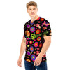 Hippie Peace Print Men T Shirt-grizzshop