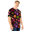 Hippie Peace Print Men T Shirt-grizzshop