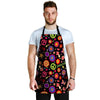 Hippie Peace Print Men's Apron-grizzshop