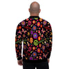 Hippie Peace Print Men's Bomber Jacket-grizzshop