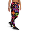 Hippie Peace Print Women's Joggers-grizzshop