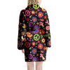 Hippie Peace Print Women's Robe-grizzshop