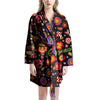 Hippie Peace Print Women's Robe-grizzshop