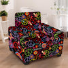 Hippie Peace Sign Armchair Cover-grizzshop