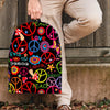 Hippie Peace Sign Backpack-grizzshop