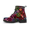 Hippie Peace Sign Men's Boots-grizzshop