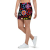 Hippie Peace Sign Mini Skirt-grizzshop