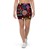 Hippie Peace Sign Mini Skirt-grizzshop