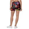 Hippie Peace Sign Mini Skirt-grizzshop