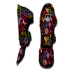 Hippie Peace Sign Muay Thai Shin Guard-grizzshop