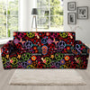 Hippie Peace Sign Sofa Cover-grizzshop