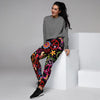 Hippie Peace Sign Women's Joggers-grizzshop