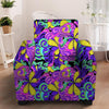 Hippie Psychedelic Mushroom Armchair Cover-grizzshop