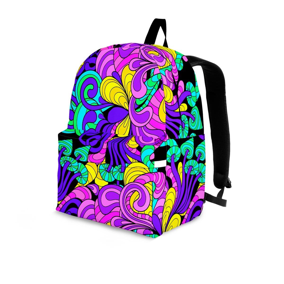 Hippie Psychedelic Mushroom Backpack-grizzshop