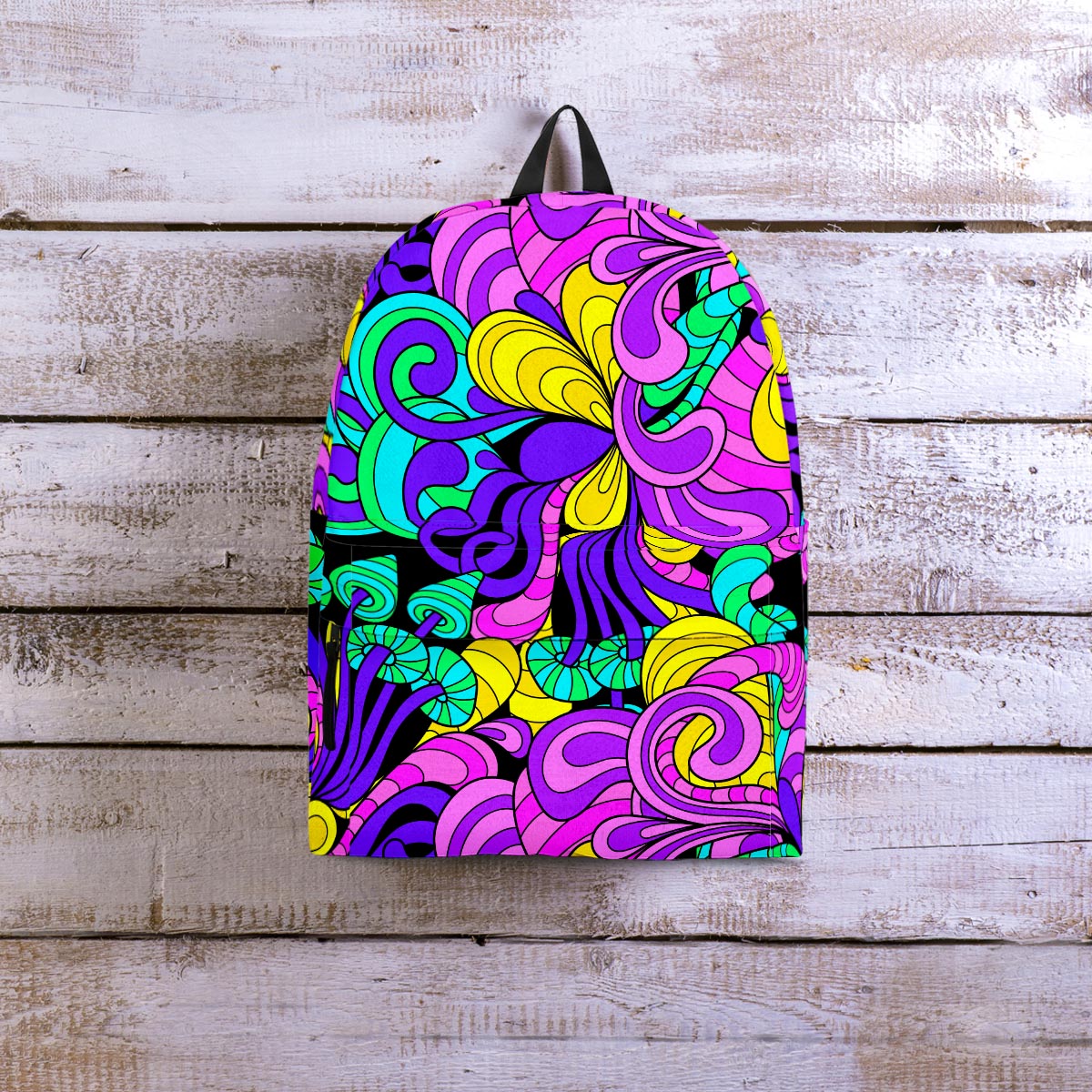 Hippie Psychedelic Mushroom Backpack-grizzshop