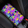 Hippie Psychedelic Mushroom Car Console Cover-grizzshop