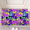 Hippie Psychedelic Mushroom Door Mat-grizzshop