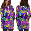 Hippie Psychedelic Mushroom Hoodie Dress-grizzshop